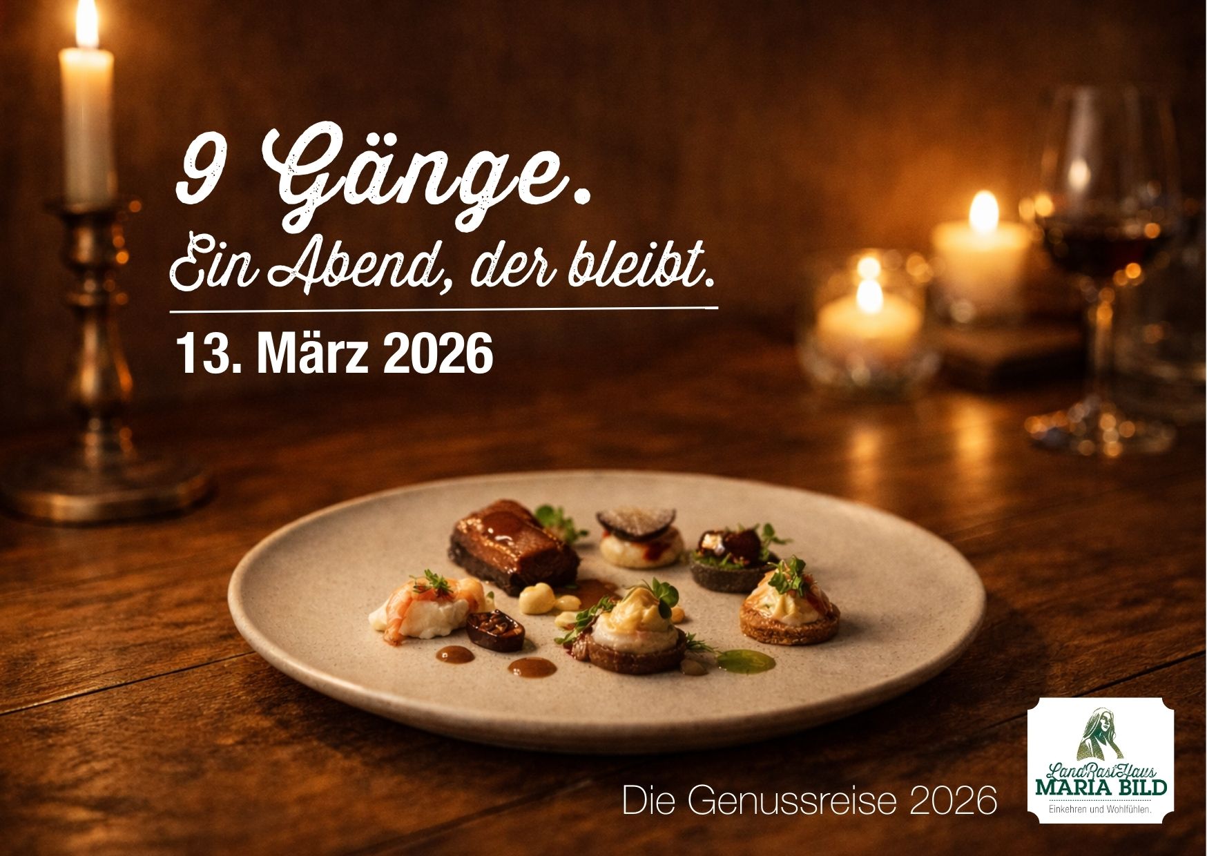 9 Gängiges Degustationsmenü