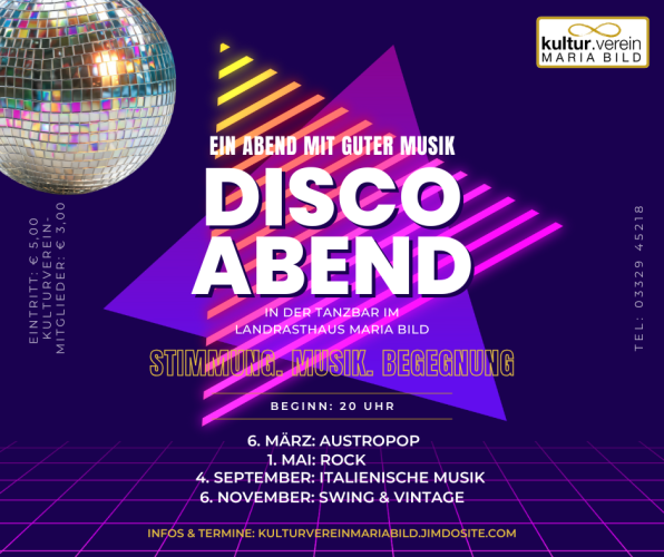 DiscokugelMusikundTanzabendimLandrasthausmariabild