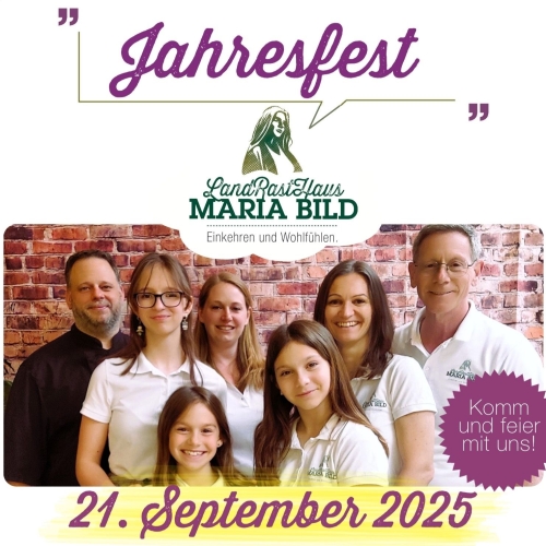 Traditionelles Jahresfest – Feiern Sie mit uns!