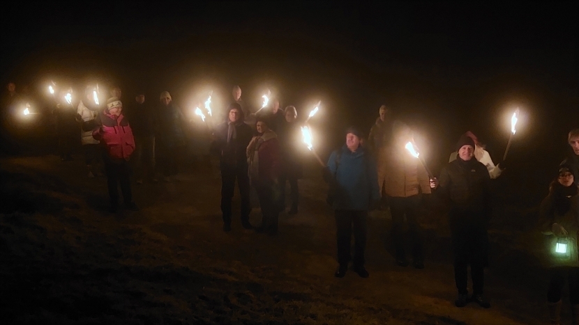 FackelwanderungbeiNachtimsuedburgenland